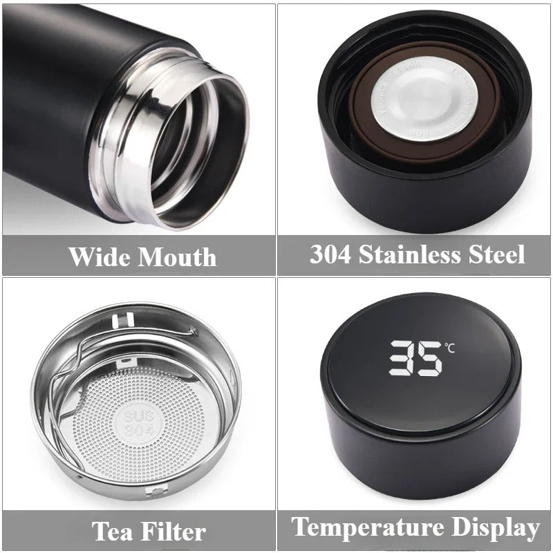 Smart Thermos Bottle - LED Temperature Digital Display